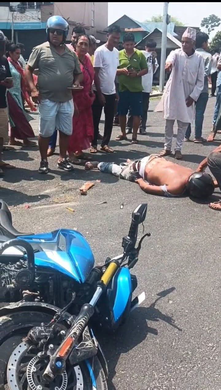 सुन्दरहरैँचामा  टिपरको ठक्करबाट मोटरसाइकल चालकको मृत्यु